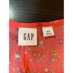 Gap  Cottage Peasant Shirt Womens XS V Neck Pullover Prairie Floral Ruffle Sleeve Photo 3