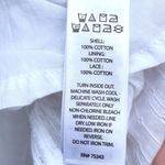 Joie NWT  Boho Ruffle Hem Sleeveless Dress White Size 2X Photo 8