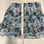 Teetime Womens Large Multi Color Floral Pleated Golf Skirt Zipper Pockets Active Blue Photo 3