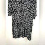 Modern Luxury Carole Hochman Black Floral Sleepwear Set Small Robe & Chemise Photo 8