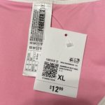 Forever 21 Light Pink White Trim String Bikini Swim Bottoms Size XL Photo 3