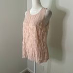 Etcetera E3 by light pink fringe sleeveless top size 4 Photo 2