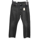 Levi's Premium 501 '90s Loose Straight Leg Jeans Black Size 34 x 30 Photo 2