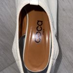 Coco Italy Neutral Suede Peep Toe Shoes 5.5 Photo 3