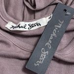 Michael Stars NEW  Asymmetrical Ribbed Tunic Blouse Mauve Artsy Capsule Comfy OS Photo 6