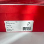 Coach Coretta Patent Hibiscus Peach Wedge Ankle Strap Sandal size 9 Photo 2