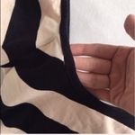 Forever 21  Cream & Black Striped Scoop Neck Crop Top - Size S Photo 4