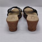 Tuscany Easy Street Italian Wedge Sandal 9.5M Blue Slip On Casual Slides Shoes Size 9.5 Photo 6