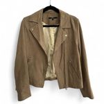 Quince  Large Suede Moto Jacket sz L Photo 0