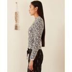 Alix of Bohemia Maisie Domino Smocked Puff Sleeve Top Blue White Floral NWT Sz L Size L Photo 10