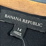 Banana Republic  women’s size 14 black floral ruffle wrap dress ties at waist nwt Photo 7