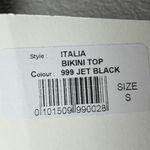 Fisch Womens Italia Bikini Top Jet Black Small Underwire Made Italy Luxury Swim Photo 11
