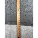 Wooden Ships Gray Open Knit Pullover Sweater Size M/L Mohair Wool Blend Crew Photo 7