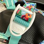 Chacos Chaco Blue Floral Hiking Sandals Women's 9** Strappy Comfort Photo 4