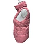 Old Navy Puffer Vest Full Zip Pink Sleeveless Pockets Size Small Fall Winter Photo 2
