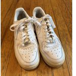 Nike Air Force 1 Shoes Womens Size 8 Low Top Leather 315115-112 Sneakers Clean Photo 0