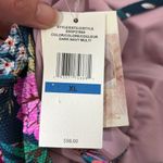 Jessica Simpson Jessica Floral Front Knot One Piece Swimsuit Navy  size‎ XL NWT Photo 8