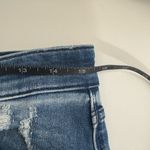 Judy Blue ‎ Skinny Fit Raw Hem Distressed Blue Jeans Sz 11/30 Stretch EUC! 0451 Photo 7