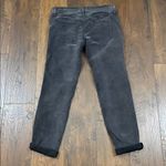Free People  Rolled Crop Corduroy Charcoal Gray Pants Photo 6