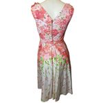 Unique Vintage NWOT  floral white pink and green dress size XS Photo 1