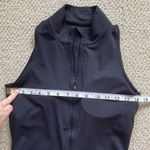 Fabletics NEW Bluebell Midi Sports Bra Full Zip Black Crop Tank Padded XS NWOT Photo 6