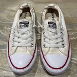 Converse All Star Low Tops Lace Up White Shoes Women’s 7 Photo 1