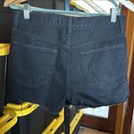 We The Free Free People Sofia Black Distressed Denim Shorts Size 28 Photo 10