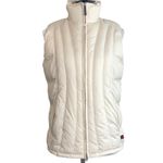 Woolrich Cream Lined Puffer Vest Quilted Outdoor Lined Women's Size Small S Photo 10