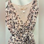 Hutch  Elsa Pink Black Animal Print Ruffle High-Low Wrap Dress size Large $395 Photo 7