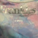 Frankie's Bikinis XS Funfetti twenty five swim bikini top SW 2918 Blue Photo 1