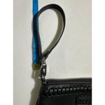 Bebe Leather Black Zippered Wristlet Photo 7