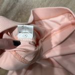 NWOT light pink ribbed maxi skirt with slip in the side Photo 2