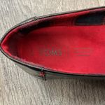 Toms Tartan Black Patent Leather Flats Plaid Bow Accent Women's Size 9 Photo 9