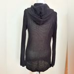 Jones New York  Black Knit V-Neck Long Sleeve Sweater Size Medium Photo 2