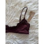 SKIMS Skim Fits Everybody Lace Scoop Bralette Oxblood Size Small Photo 3