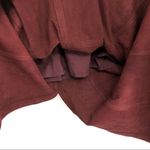 Intermix Connie Sleeveless Suede Dress Dark Red 6 Photo 9