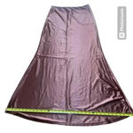 Silk satin maxi skirt set size S color brown, measurements in the pictures Brown Photo 3