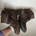 UGG Australia Gaviota Womens Brown Suede Lined Fringe Ankle Boots 5 Cozy Boho Photo 3