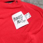 Princess Polly  Vibrant Red Long Sleeve Dress Photo 1