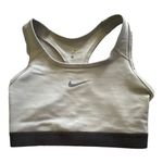 Nike gray and black sports bra, has removable padding, excellent condition, size small Measurements: Bust: armpit to armpit 13-15 inches Photo 0