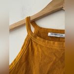 ZARA  Mustard Yellow Halter Knit Crop Top Photo 2