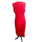 Adelyn Rae Red Cut Out Party Dress Midi Length Size Large Sexy Siren Holiday NWT Photo 3