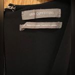 Urban Outfitters  Plunging V-Neck‎ Tie Waist Lined Mini Dress Black Size Medium Photo 2