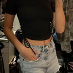 ZARA Black Tie Side Top Photo 1