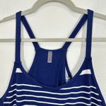 Free People Movement Blue White Striped Hot Shot Mini Dress Pockets and Zipper Photo 5