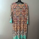 Melissa Paige NWOT  summer spring dress cruise teal teal Lilly light weight‎ Photo 1