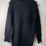 VERO MODA Vero Moda Black Knit Long Sleeve Round Neck Sweater Tunic Size S Photo 0