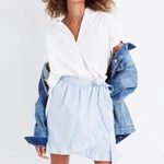 Madewell  Meadow Ruffle Blue Skirt Photo 0