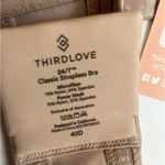 Thirdlove NWT  24/7 classic strapless bra 40D nude Photo 5