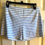 J. McLaughlin  Blue and White Striped Women's Shorts Photo 0